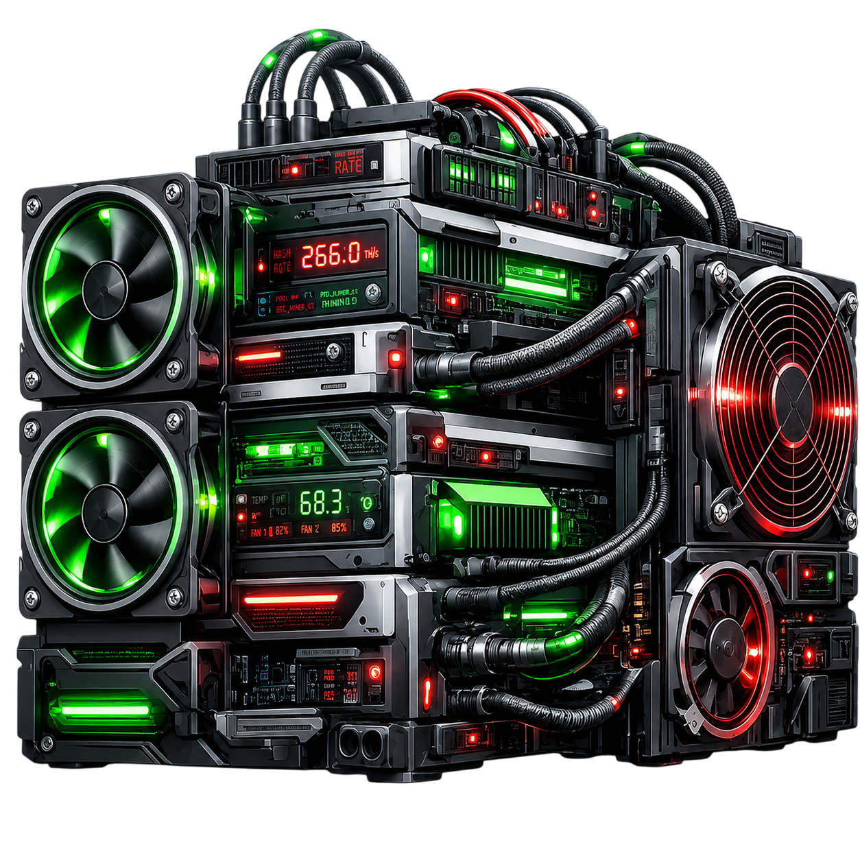 TerraMine Mining Machine Hardware